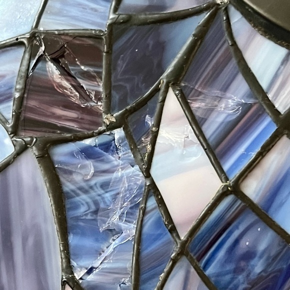 Stunning Mosaic Glass Art Multicolor Lamp shade - Picture 2 of 14